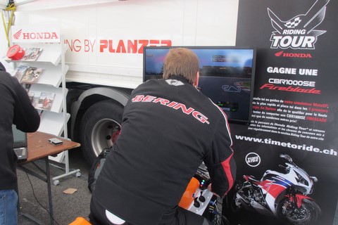 Francooo sur un simulateur